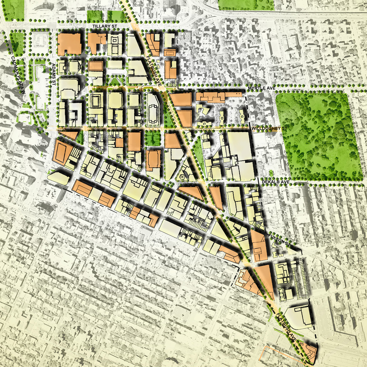Downtown Brooklyn Development Plan Perkins Eastman