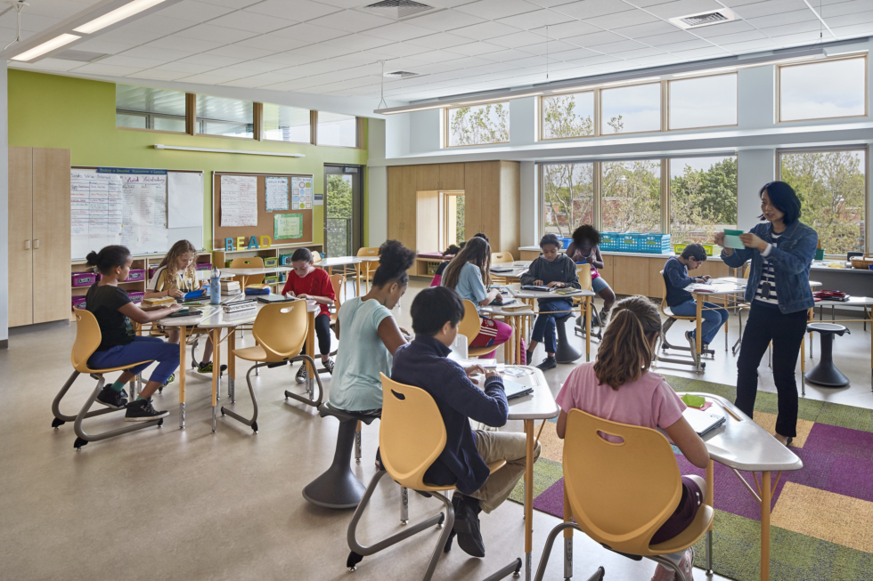 Dr. Martin Luther King, Jr. School, Designed by Perkins Eastman, Achieves LEED Platinum Certification by USGBC 1