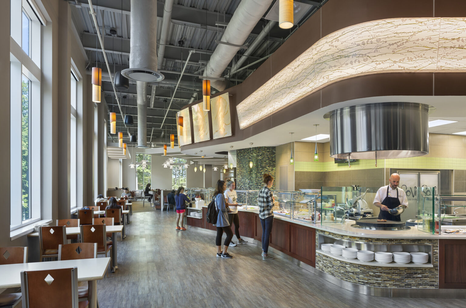 UNC Charlotte South Village Dining Hall Perkins Eastman