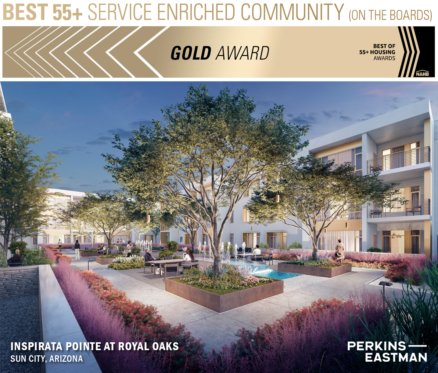 Perkins Eastman Sweeps National Association of Home Builders 55+ Housing Awards 1