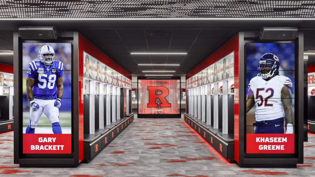 Rutgers University Men's Football Game-Day Locker Room 2