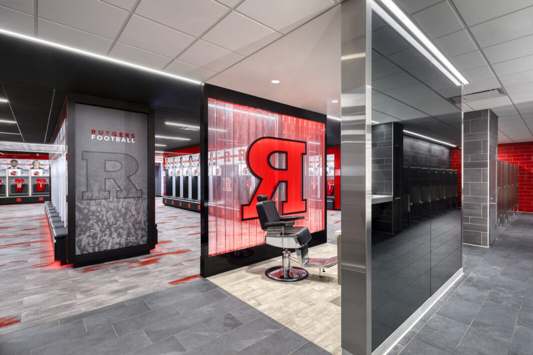 Rutgers University Men's Football Game-Day Locker Room 4