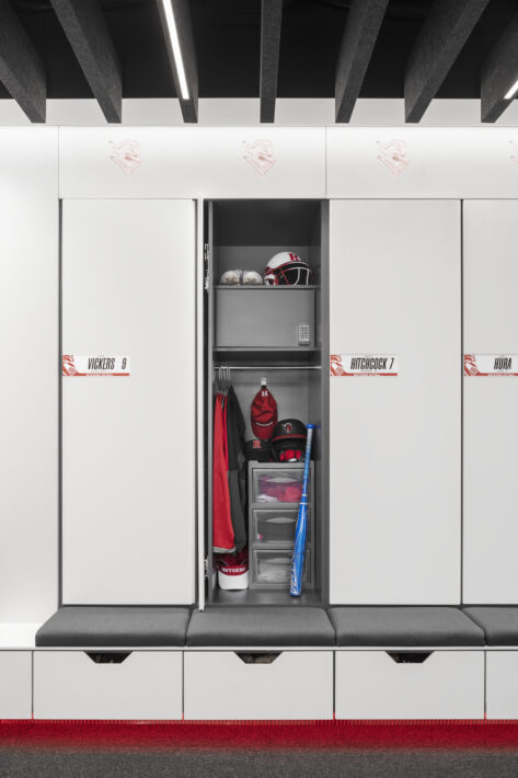 Rutgers University Women's Athletic Locker Rooms 3