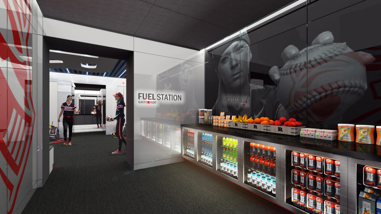 Rutgers University Women's Athletic Locker Rooms 5