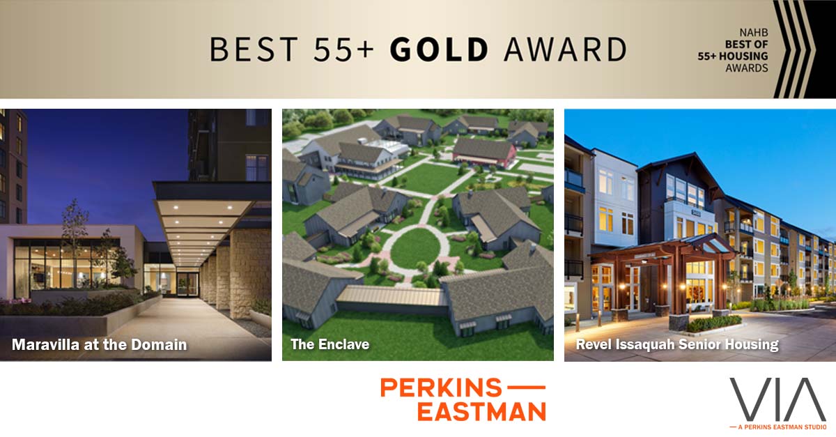 Perkins Eastman Sweeps National Association of Home Builders 55+ Housing Awards 10