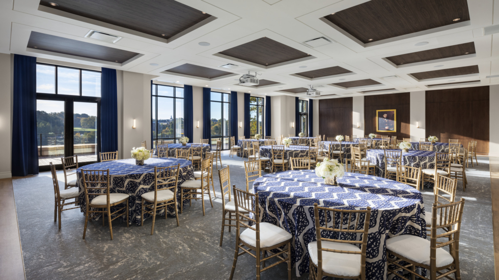 US Naval Academy Fluegel Alumni Center banquet space in Annapolis, MD