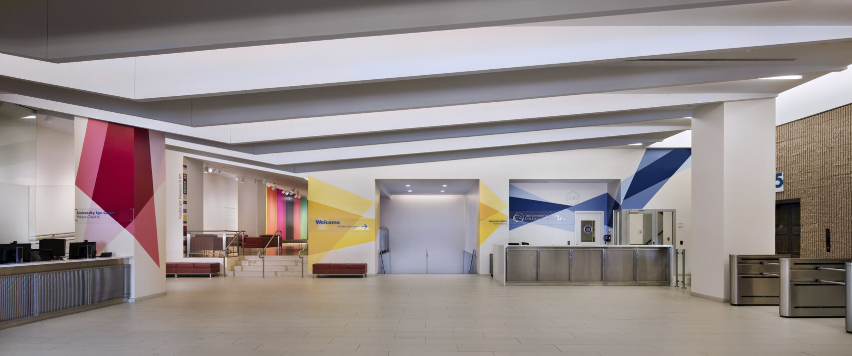 SUNY Optometry Lobby and Center for Student Life and Learning 8