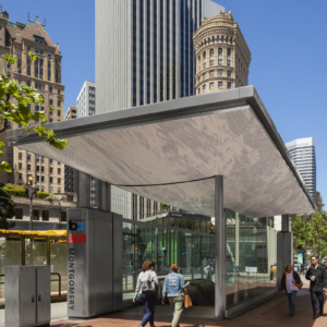 Photo of BART/SFMTA Market Street Entries