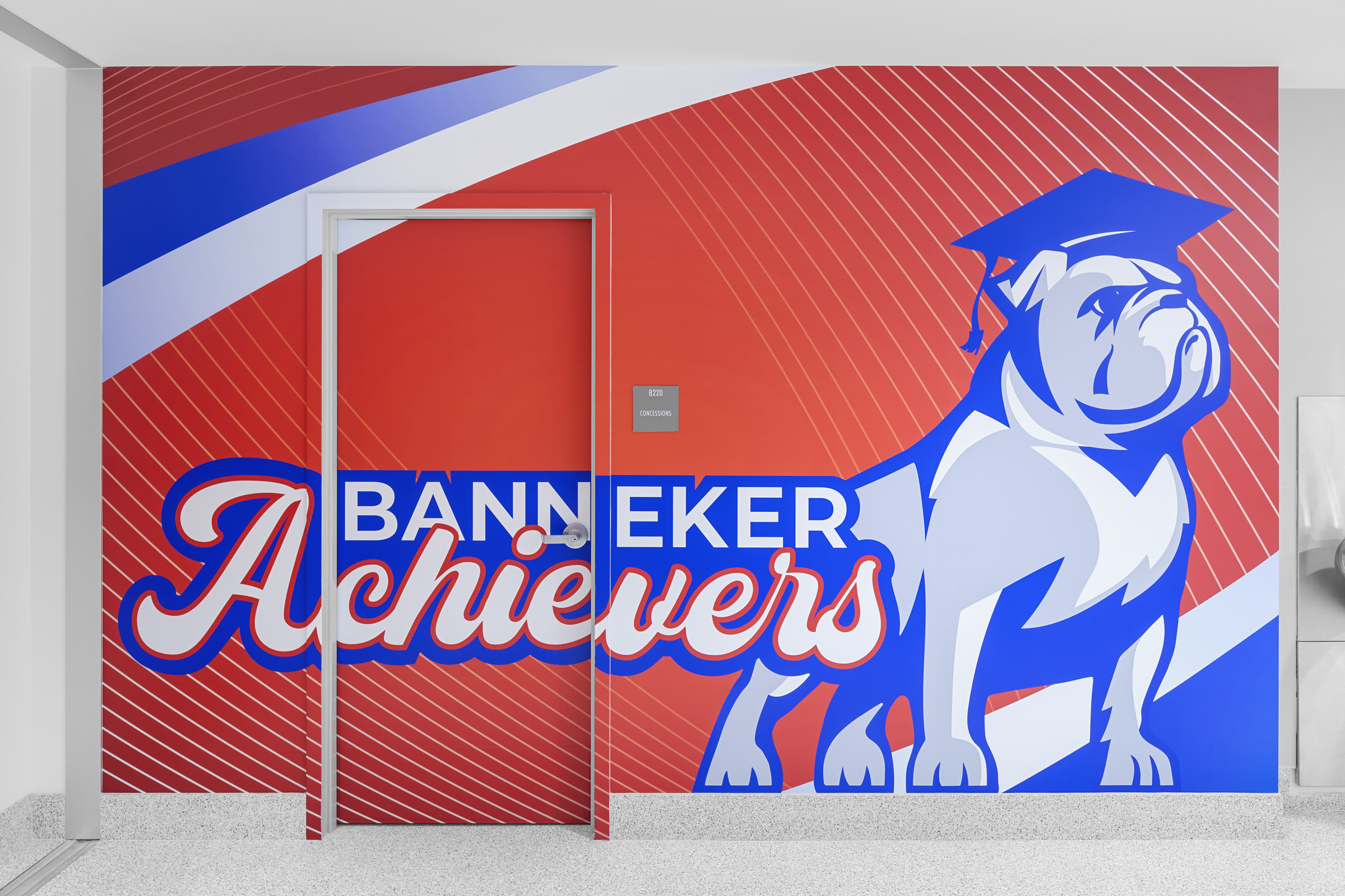 Benjamin Banneker Academic High School Signage + Graphics Perkins