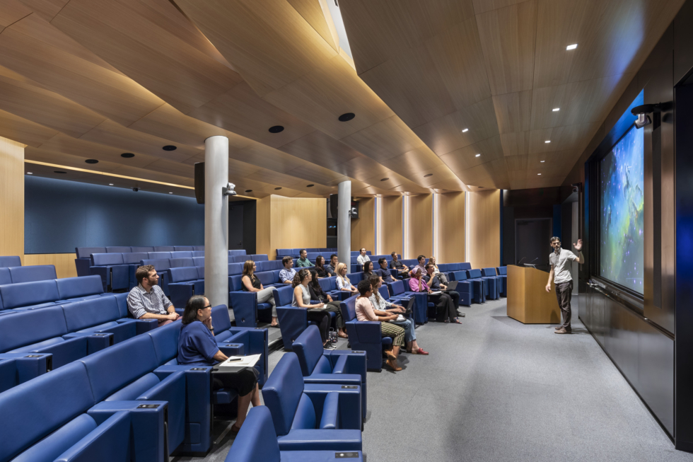The new auditorium at the Flatiron Institute in New York