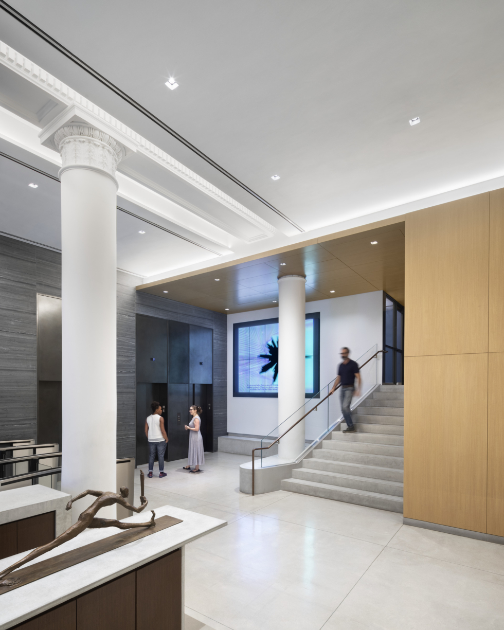 Lobby at the Flatiron Institute, New York