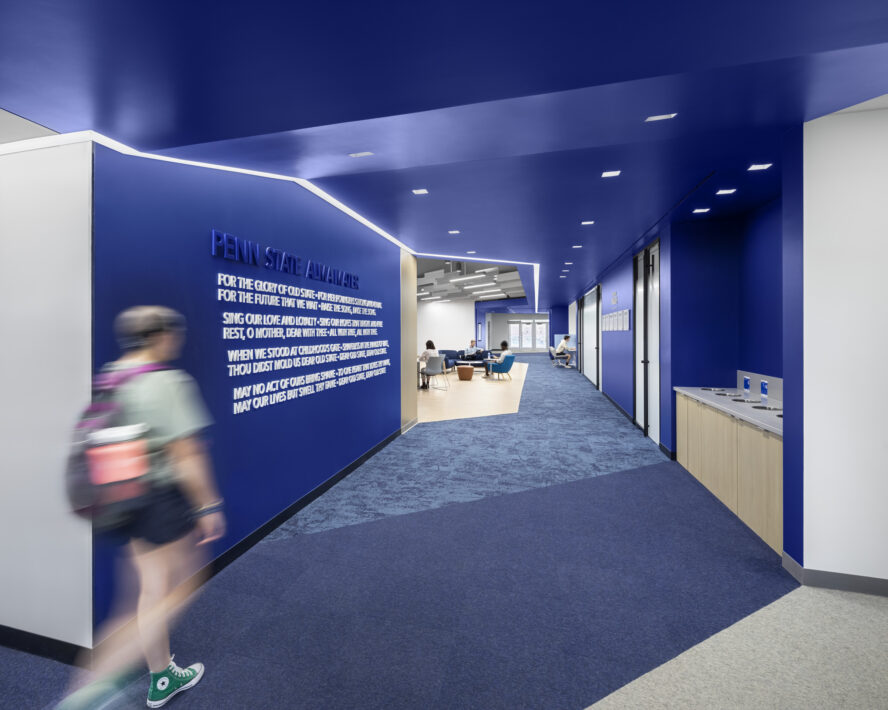 Penn State University Shields Building: Wall Graphics and Signange