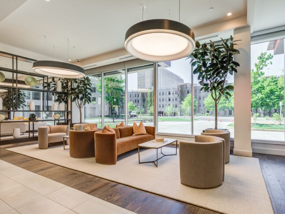 Sinclaire on Seminary apartment building lobby