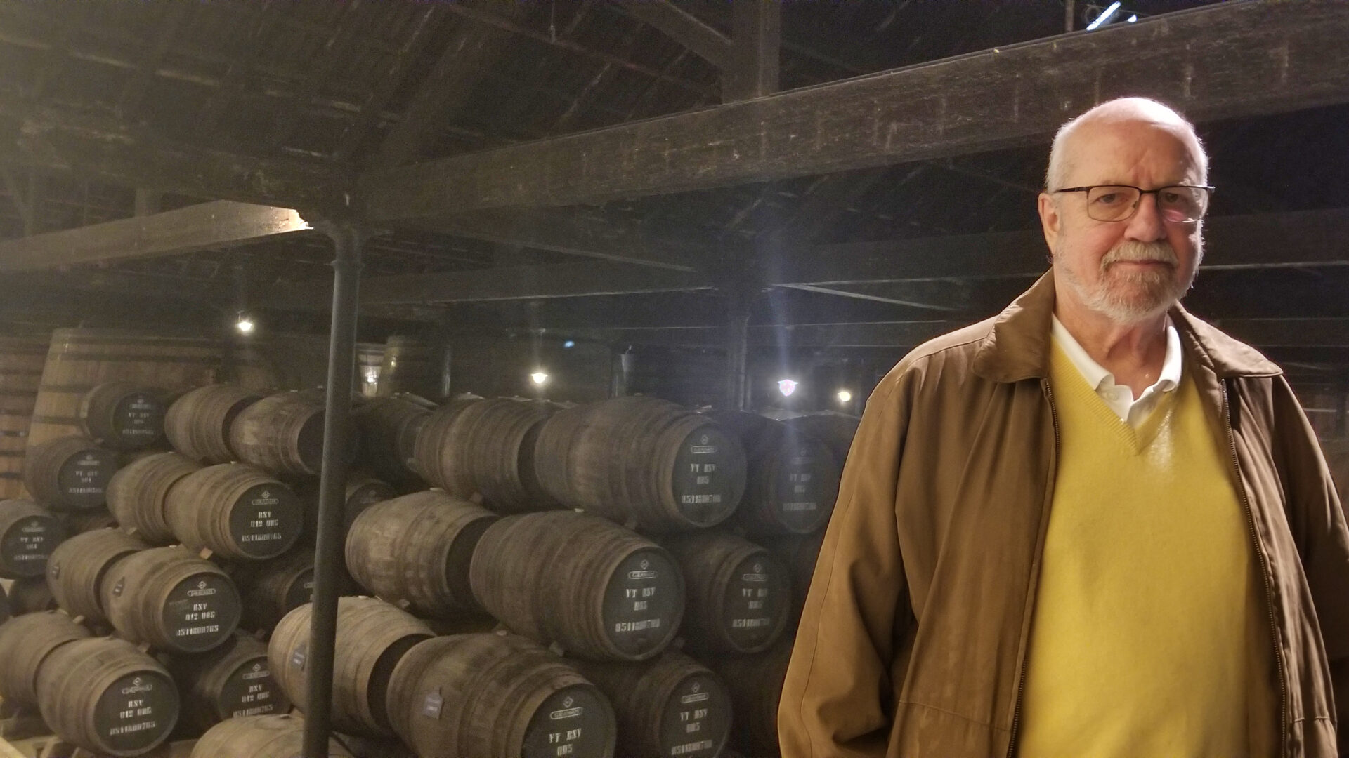 Brad Perkins visits Graham's Port 1890 Lodge in Porto, Portugal