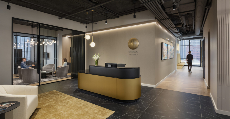 Strategic Hotels & Resorts corporate headquarters lobby, Chicago, IL