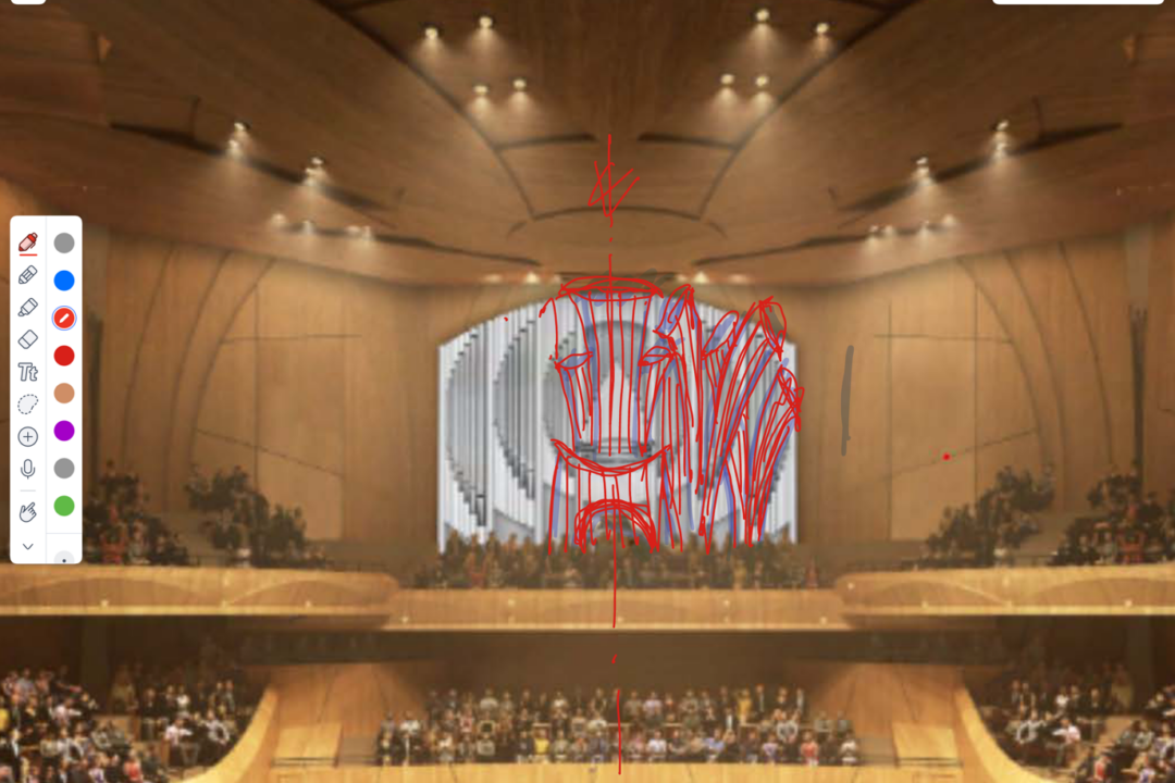 A symphony hall’s organ ‘trumpets’ the regional flora in Wuxi, China 2