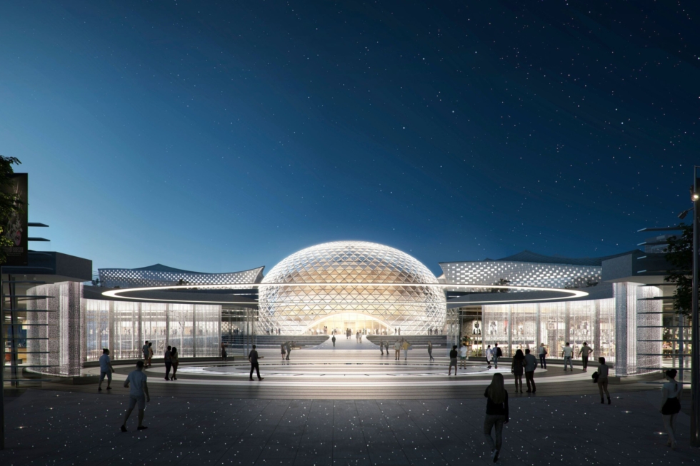 A Symphony Hall’s Organ ‘Trumpets’ the Regional Flora in Wuxi, China 5