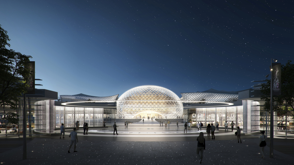 A symphony hall’s organ ‘trumpets’ the regional flora in Wuxi, China