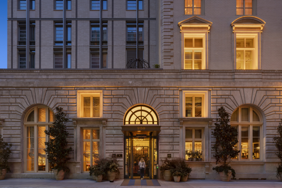 The Fifth Avenue Hotel historic facade, New York City