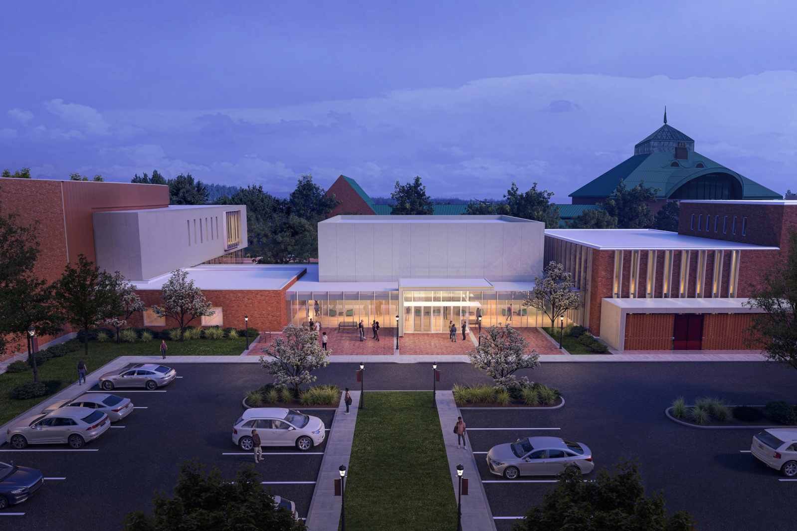 Ohio Wesleyan University John F. Milligan Library and Arts Arena Complex