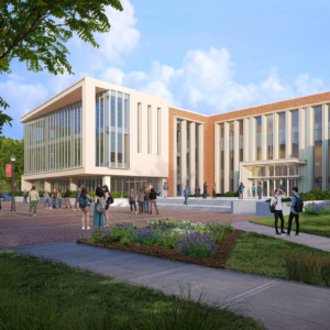 Photo of Ohio Wesleyan University John F. Milligan Library and Arts Arena Complex