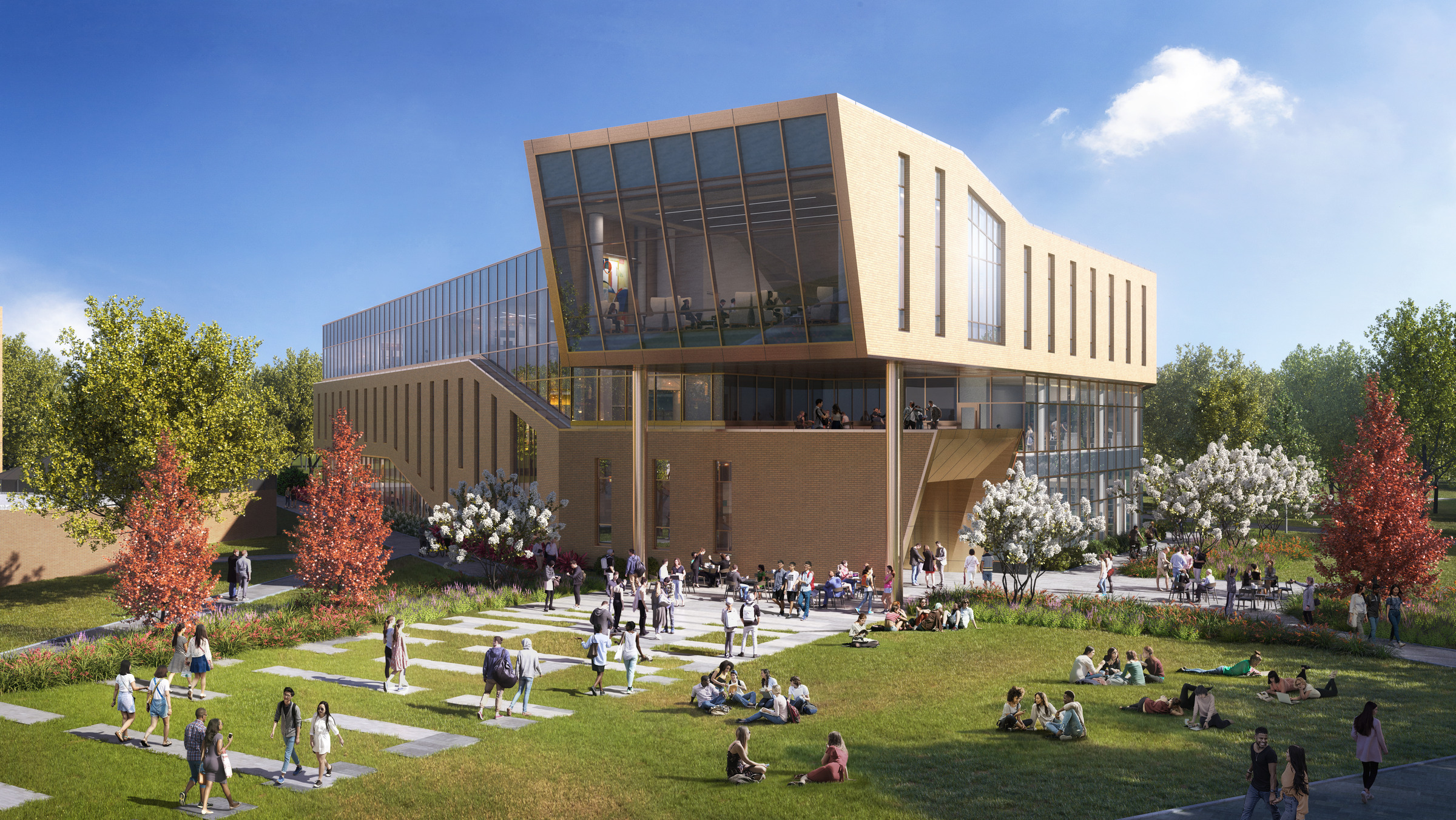 University of Illinois Springfield Library Commons - Perkins Eastman