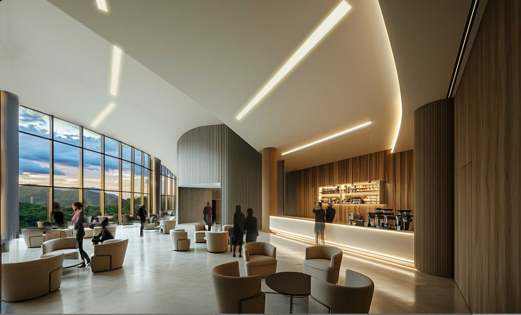 Lounge in Wuxi Yangshan Peach Museum