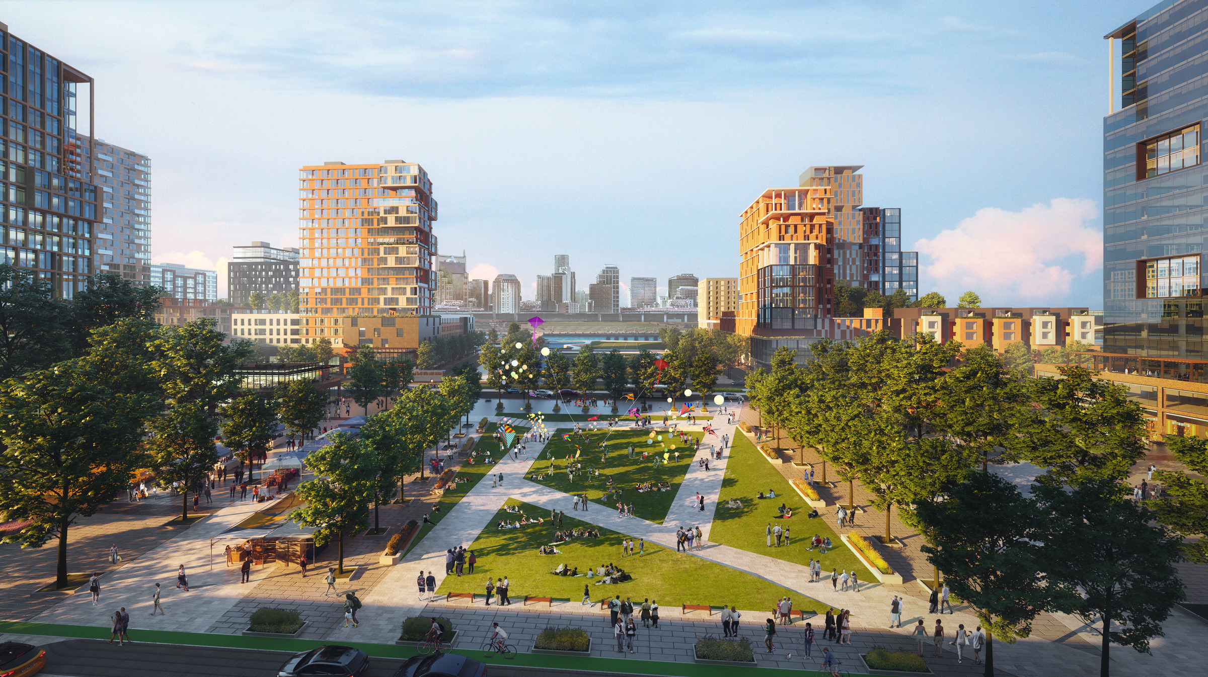 Imagine East Bank Vision Plan Rendering